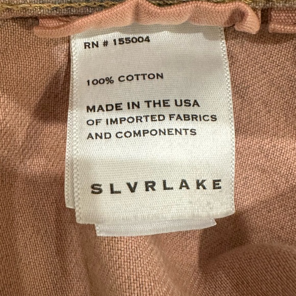 SLVRLAKE Fitted Trucker Denim Jacket in Sunset Drive Size Medium - Picture 6 of 6